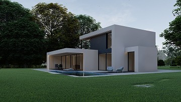 Preciosa villa de nueva construcción de 4 dormitorios y 2 baños en Aspe