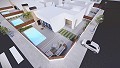 Eigentijdse villa's met 3 slaapkamers, zwembad, groot solarium en parkeerplaats in  Dream Villas Alicante