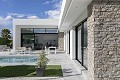 Modern Independent villas with private pool,3 bedrooms,2 bathrooms on 550 m2 plot in  Dream Villas Alicante