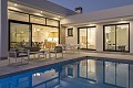 Modern Independent villas with private pool,3 bedrooms,2 bathrooms on 550 m2 plot in  Dream Villas Alicante