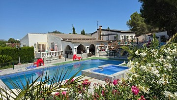 Two houses on one plot with separate annex and pool